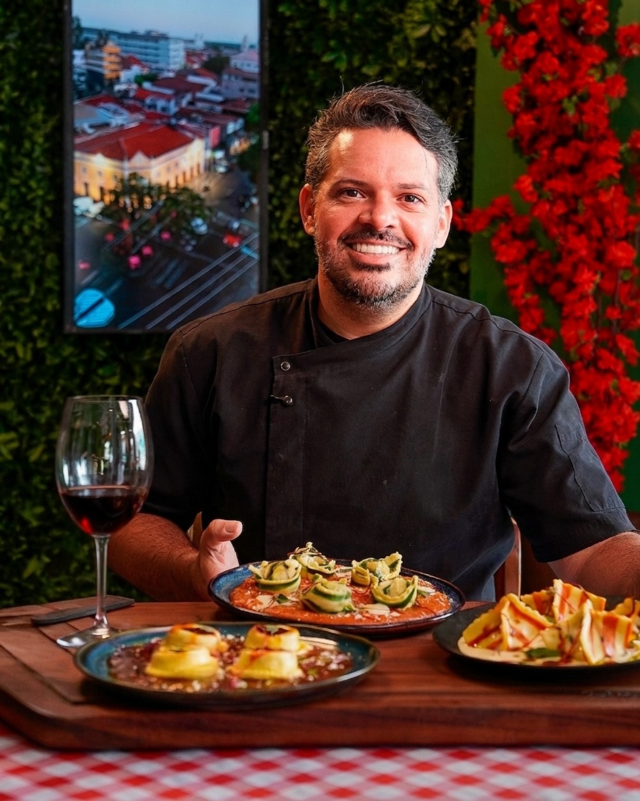 Chef Thyago Lopes no Bocca Felice
